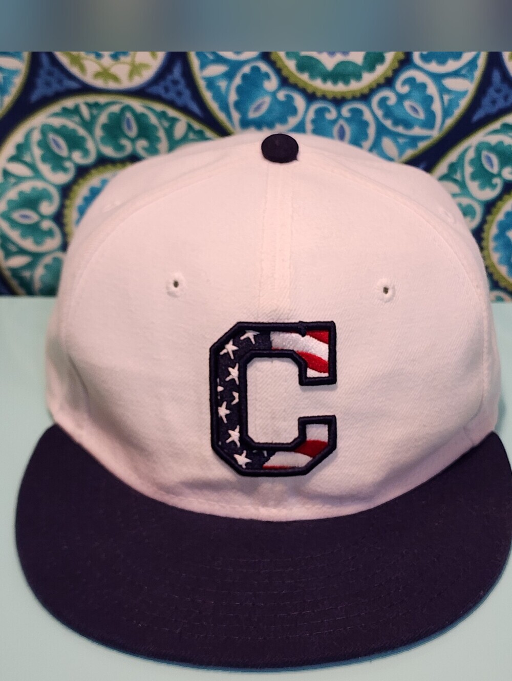 2015 MLB Stars & Stripes "4th of July" (Independence Day) On-Field Cap Sz 7